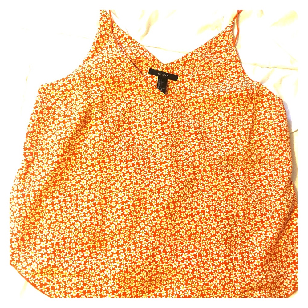 New Forever 21 floral tank top